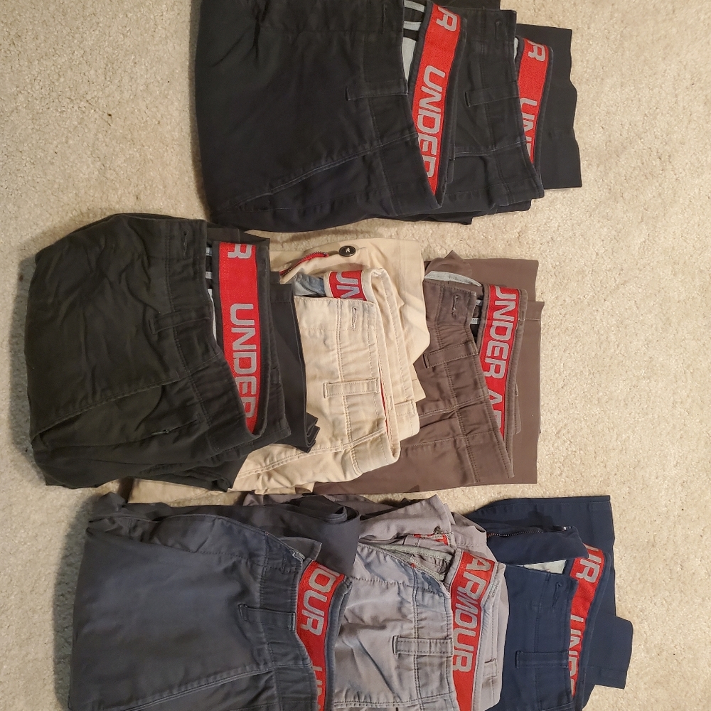 Under Armour Pants 34 x 32 lot